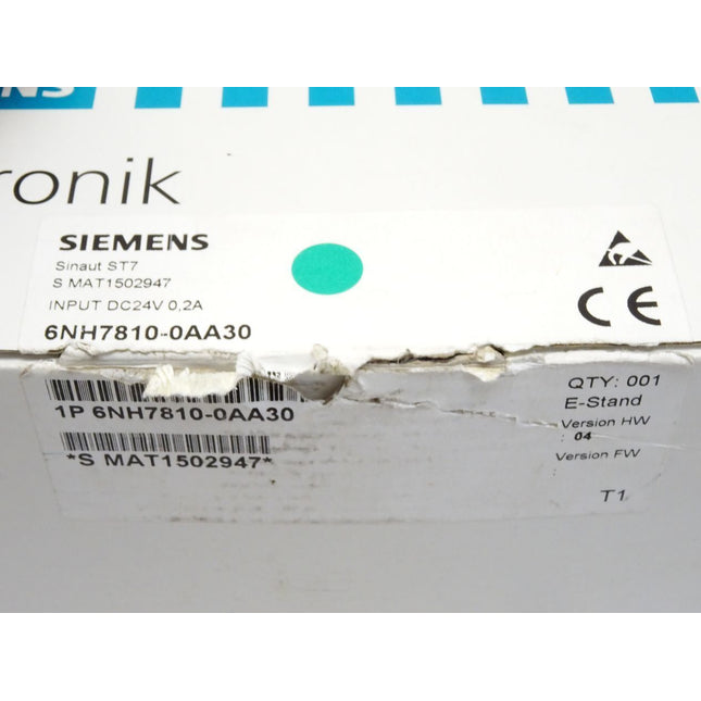 Siemens Sinaut ST7 6NH7810-0AA30 / Neu OVP - Maranos.de