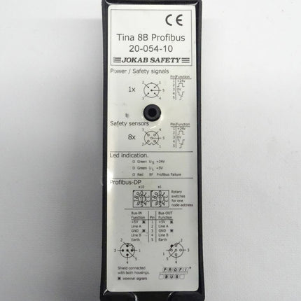 Jokab Safety Tina 8B Profibus 20-054-10 - Maranos.de