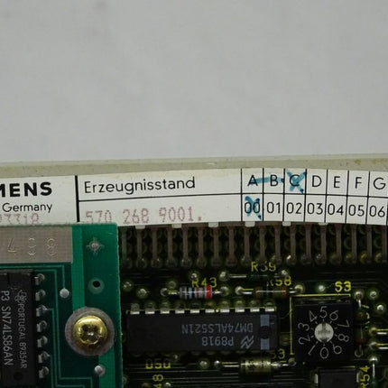 Siemens 6FX1126-8BE00 Modul 5702689001 + 2Stk 5703549001.00 / 6FX1 126-8BE00 - Maranos.de