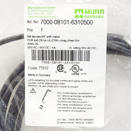 Murr Elektronik 7000-08101-6310500 / Neu OVP - Maranos.de
