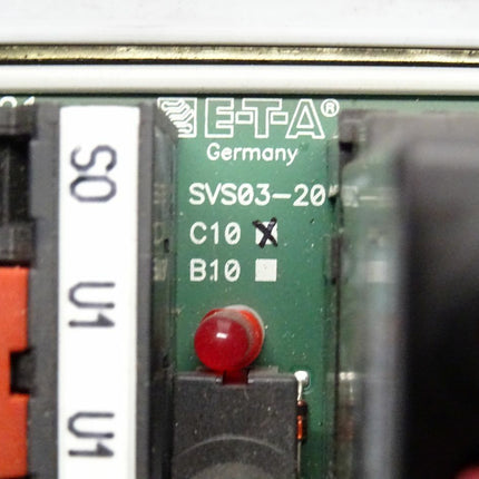 E-T-A ETA SVS03-20 // C10 + ETA Adapter P10-A12-A50-DC24V/10A - Maranos.de