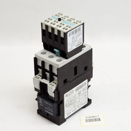 Siemens Leistungsschütz 3RT1025-3BB40 + Hilfsschalterblock 3RH1921-2HA22 - Maranos.de