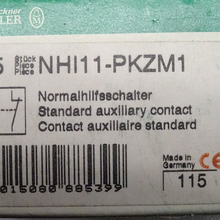 Klöckner Moeller Hilfsschalter NHI11-PKZM1 5 Stück  / Neu-OVP - Maranos.de