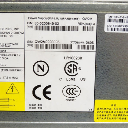 Delta Electronics DPSN-210BB Power Supply 210W 60-0200849-02 - Maranos.de