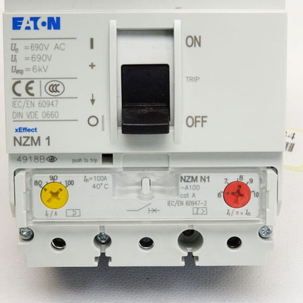 Eaton NZM1 NZMN1-A100 100A xEffect Leistungsschalter / Neu - Maranos.de