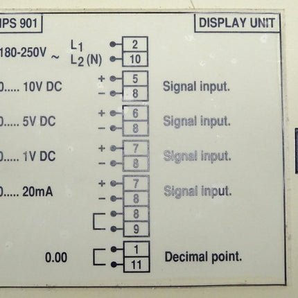 ARTIS HPS901 Anzeigeeinheit HPS 901 / 180-250V / 13773 / OVP - Maranos.de