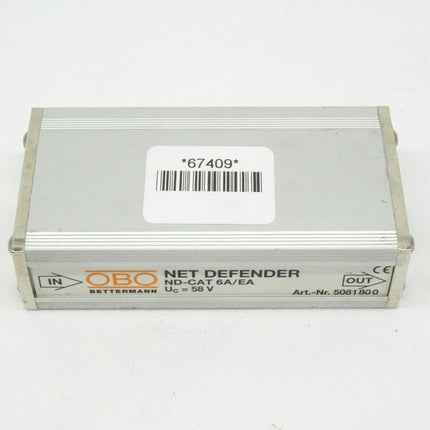Bettermann OBO 5081800 Datenleitungsschutz Net Defender ND-CAT 6A/EA / 58V - Maranos.de