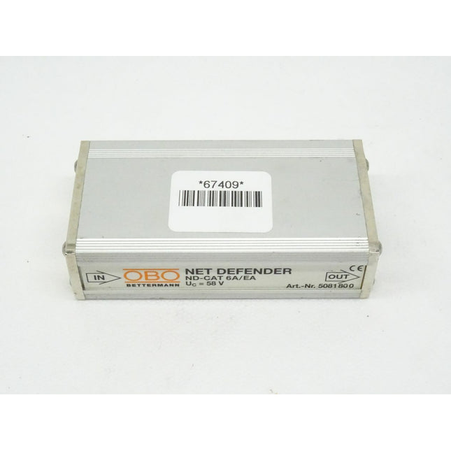 Bettermann OBO 5081800 Datenleitungsschutz Net Defender ND-CAT 6A/EA / 58V - Maranos.de