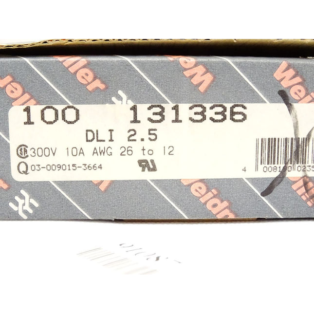 Weidmüller 131336/1313360000 DLI2.5 / Inhalt : 100 Stück / Neu OVP - Maranos.de