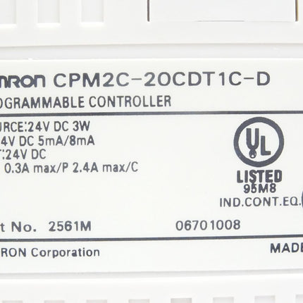 Omron CPM2C-20CDT1C-D / Programmable Controller - Maranos.de