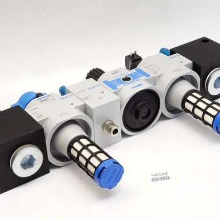 Festo Einschaltventil HEE-D-MAXI-24 + Druckregelventil LR-D-MAXI 162596 + FRZ-D-MAXI + HE-D-MAXI 162774-A - Maranos.de