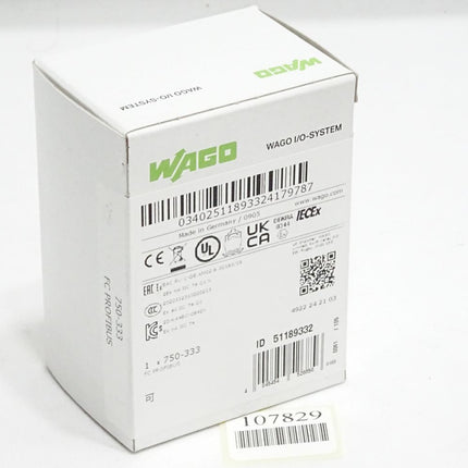 Wago 750-333 FC Profibus Feldbuskoppler / Neu OVP versiegelt - Maranos.de
