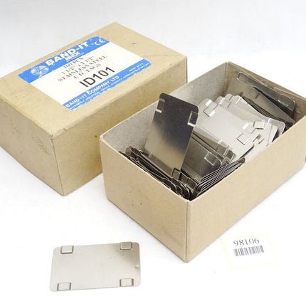 Band-It idex ID101 Kennschild aus Edelstahl / Inhalt : ca. 100Stück / Neu OVP - Maranos.de