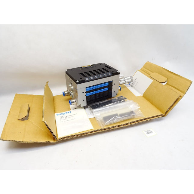 Festo Ventilinsel 18220 CPV18-VI 18208 CPV18-GE-MP-6 10P-18-6A-MP-N-Y-JJ3GL + TWAB / Neu - Maranos.de
