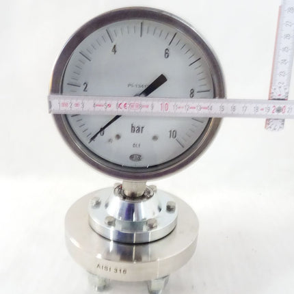 Wika Ettore Cella BN150 Manometer 0-10bar / Neu - Maranos.de