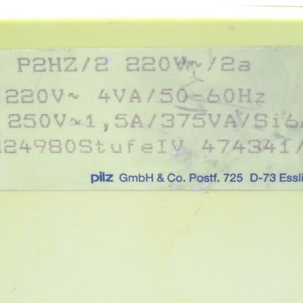 Pilz 474341 / 92 P2HZ/2 - Maranos.de