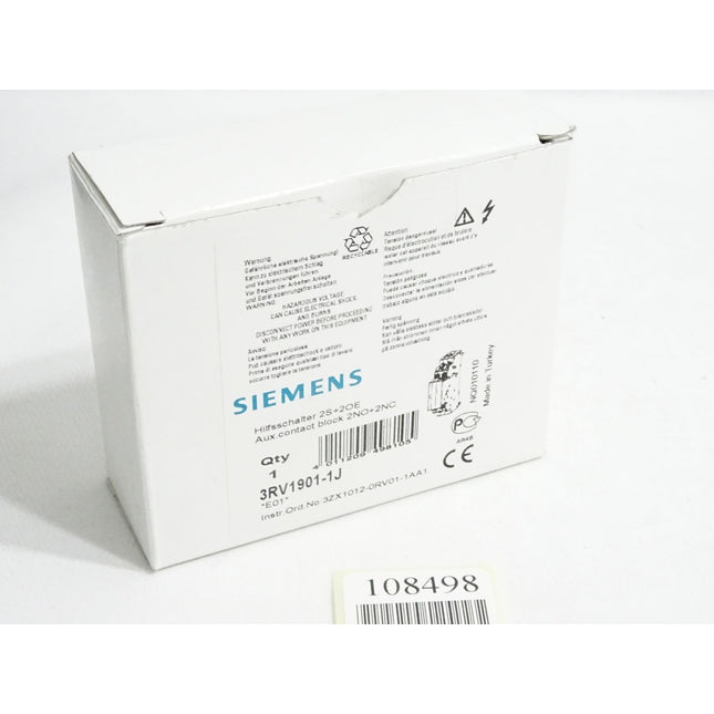Siemens Hilfsschalter 3RV1901-1J / Neu OVP - Maranos.de