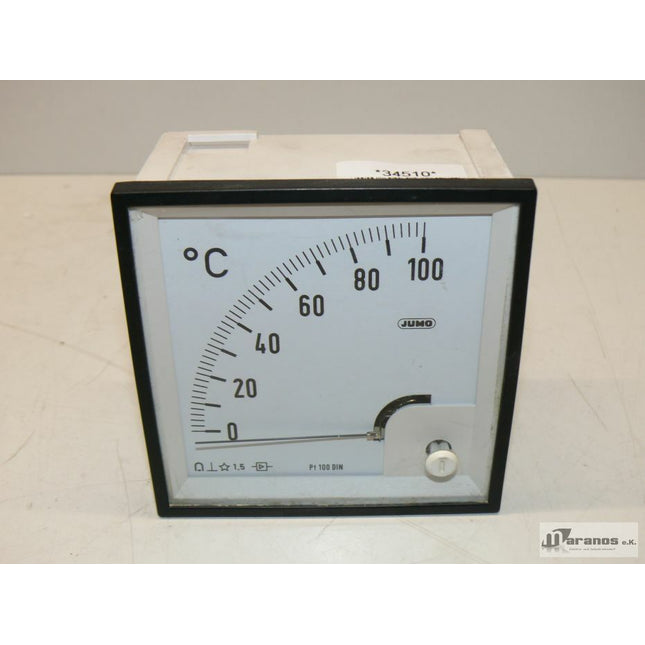 JUMO QAv-96 220V 0-100C Mess-Regler Drehspul-Anzeigeinstrument - Maranos.de