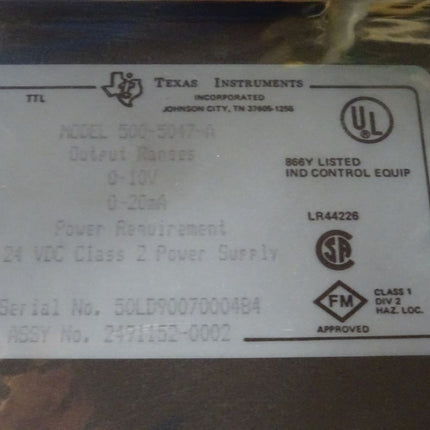 Siemens 500-5047-A Simatic 500 Texas Instru. Digital Output 5005047A neu-versiegelt - Maranos.de