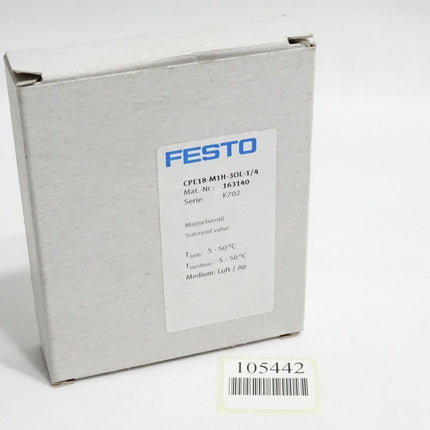 Festo Magnetventil 163140 CPE18-M1H-3OL-1/4 / Neu OVP - Maranos.de