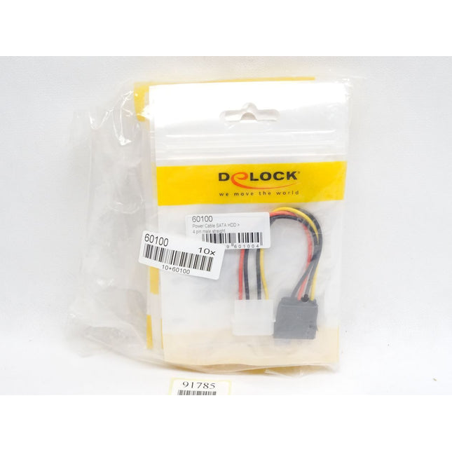 Delock 60100 / Power Cable SATA HDD / Inhalt : 10 Stück / Neu OVP - Maranos.de