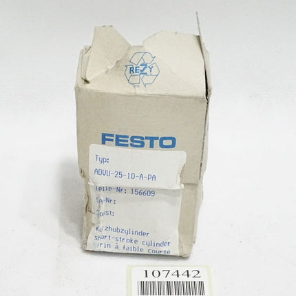Festo 156609 ADVU-25-10-A-P-A Kompaktzylinder / Neu OVP - Maranos.de