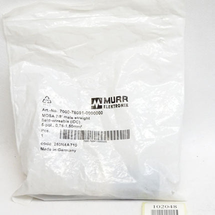 Murr Elektronik 7000-78091-0000000 Schneidklemmanschluss / Neu OVP - Maranos.de