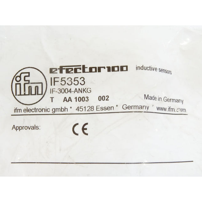 ifm Electronic Efector100 / IF5353 IF-3004-ANKG / Neu OVP - Maranos.de