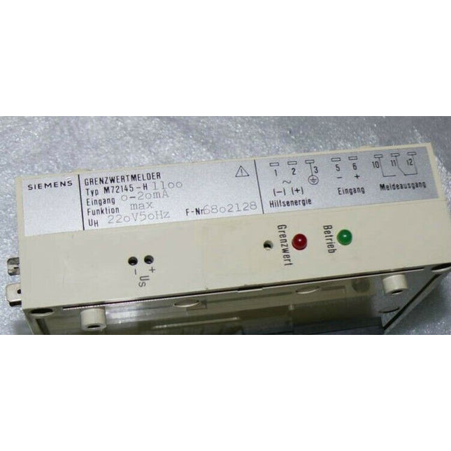 Siemens Grenzwertmelder M 72145-H 1100 / M72145-H1100 - Maranos.de