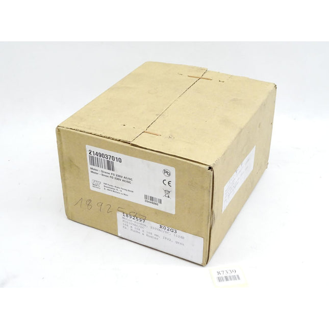 FHF Funke+Huster Motor-Sirene F0 230V AC/DC / 2149037010 / Neu OVP - Maranos.de