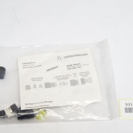 Hirschmann 933366-100 Leitungsdose ELKA 3008 V / Neu OVP - Maranos.de