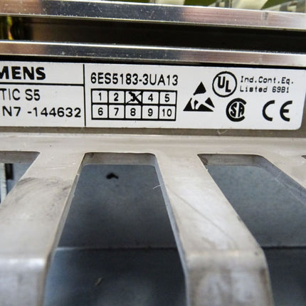 Siemens 6ES5183-3UA13 6ES5 183-3UA13 Rack 21 Slot Expansion Unit - Maranos.de