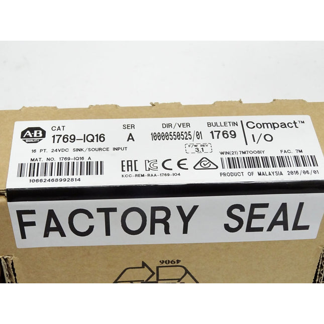 Allen Bradley 1769-IQ16 Compact I/O Digital-Eingangsmodul / Neu OVP versiegelt - Maranos.de