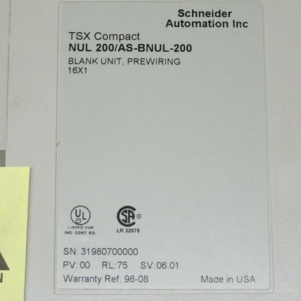 Schneider Automation TSX Compact NUL 200/AS-BNUL-200 - Maranos.de