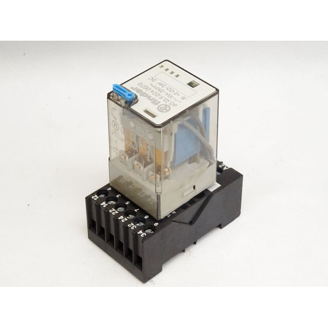 Finder Relais 60.13.9.024.0070 mit Sockel Schrack MT78750 - Maranos.de