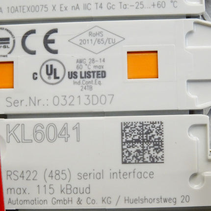 Beckhoff KL6041 serielle Schnittstelle / Neu OVP - Maranos.de