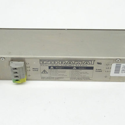 INDRAMAT Power Line Filter NFD02.1-480-008 / 270157-07193 / NFD 02.1-480-008 x AC 480 V 8A - Maranos.de