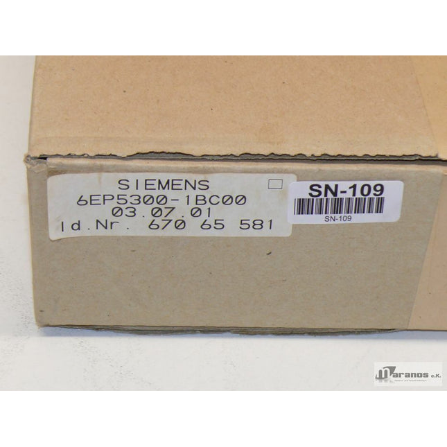 NEU-OVP: Sysremverkabelung Simatic S5  6EP 5300-1BC00 // S5 6EP5300-1BC00 - Maranos.de