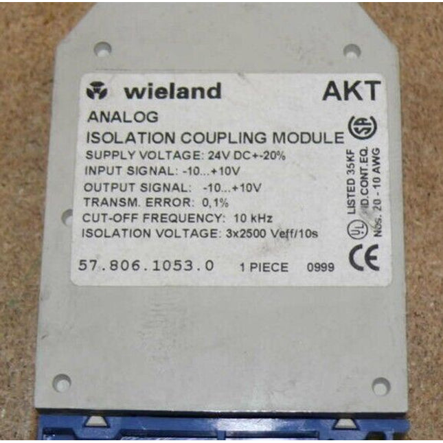 Wieland  AKT Isolation Koppelmodul Analog - Maranos.de