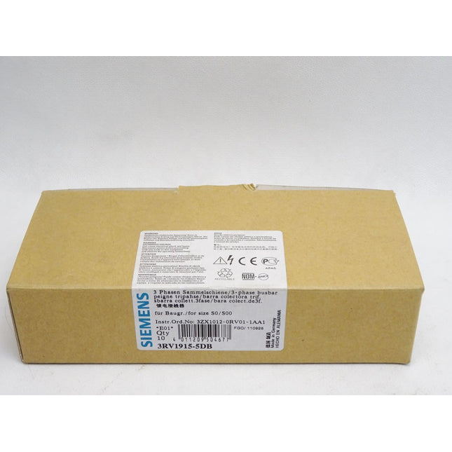 Siemens 3-Phasen Sammelschiene / 3RV1915-5DB /  Inhalt : 10 Stück / Neu OVP - Maranos.de