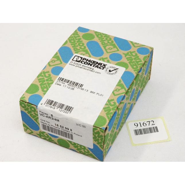 Phoenix Contact VC-AR3/4M / 1852998 / Inhalt : 5 Stück / Neu OVP versiegelt - Maranos.de