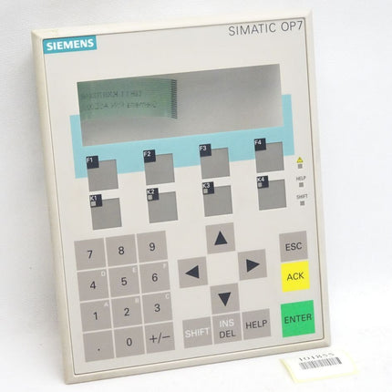 Siemens Front Panel OP7-PP OP7-DP OP7-DP12 A5E00076354 750104002 6AV3607-1JC Top Zustand - Maranos.de