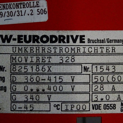 SEW Eurodrive Umkehrstromrichter MOVIRET 328 825186X 0825186X - Maranos.de