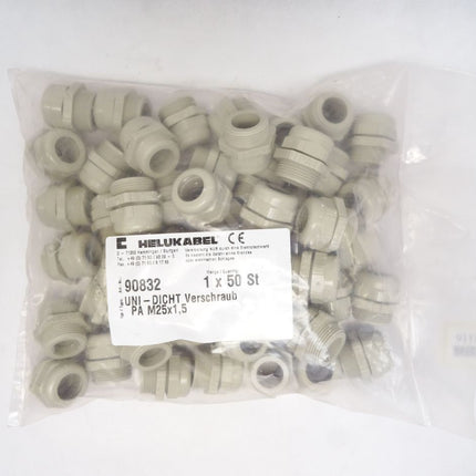 Helukabel UNI-DICHT Verschraub PA M25x1,5 / 90832 / Inhalt : 50 Stück / Neu OVP - Maranos.de