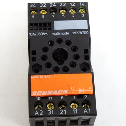 Multicomat Relais RS122-M RS122-M/UFK 0.1s-30min + Schrack Sockel MR78700 - Maranos.de