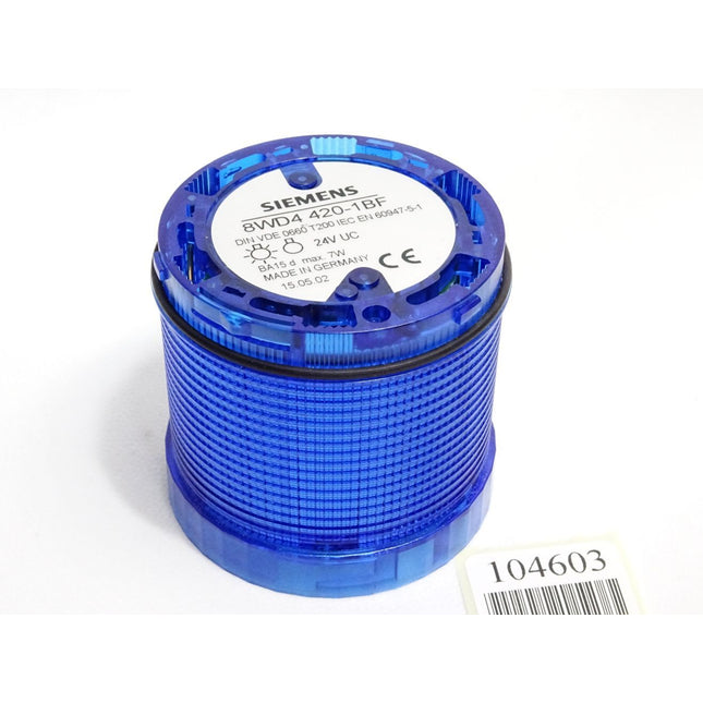 Siemens 8WD4420-1BF Blinklichtelement blau  / Unbenutzt - Maranos.de
