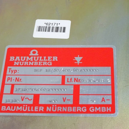 Baumüller BKF 12/50/400 Stromrichtgerät BKF 12/50/400-601000000 / 91304561C - Maranos.de