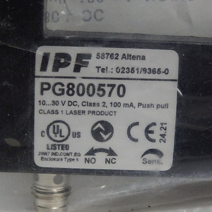 Ipf electronic PG800570 Lasergabellichtschranke / Neu OVP - Maranos.de