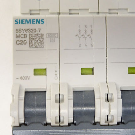 Siemens 5SY6320-7 MCB C20 Leitungsschutzschalter - Maranos.de