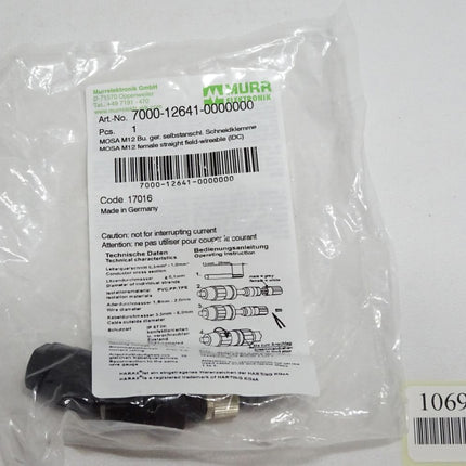 Murr Elektronik 7000-12641-0000000 Stecker M12  / Neu OVP - Maranos.de